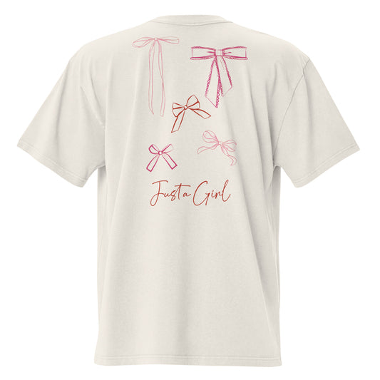 Oversized Just A Girl T-Shirt